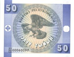 Kirgizisztán 1993. 1T, 10T, 50T teljes sor! T:I + 1994. 1S, 5S, 10S, 20S T:I