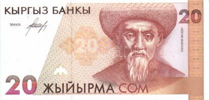 Kirgizisztán 1993. 1T, 10T, 50T teljes sor! T:I + 1994. 1S, 5S, 10S, 20S T:I