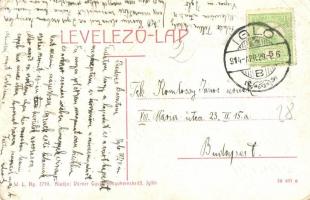 Igló, Iglau, Spisská Nová Ves; Római katolikus templom és városháza. W. L. Bp. 2798. Kiadja Dörner G...