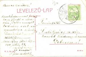 Igló, Iglau, Spisská Nová Ves; K. k. Honvéd gyalogsági laktanya, katonák. W. L. Bp. 2813. / K.u.K. m...