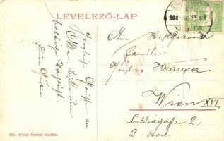 1908 Gyulafehérvár, Karlsburg, Alba Iulia; Szekerészek és utászok gyakorlata / K.u.k. military train...