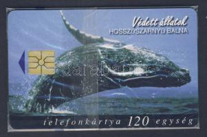 1998 Védett állatok 120 egységes használatalan telefonkártya