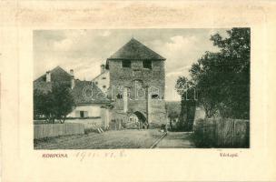 Korpona, Krupina; Várkapu. W. L. Bp. 4767. Kiadó Ruzsinák Antal / castle gate (fl)