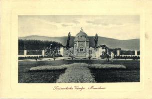 Krasznahorkaváralja, Krásnohorské Podhradie; Andrássy Mauzóleum. W. L. Bp. Fuchs József kiadása / mausoleum (EB)