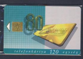 1996 Zöld szám 120 egységes használatalan telefonkártya