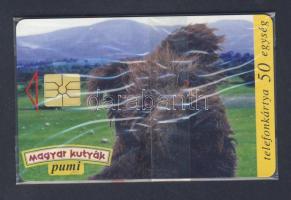 1997 Magyar kutyák: Pumi 50 egységes használatalan telefonkártya