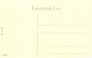 Csák, Csákova, Ciacova, Tschakowa; Várady utca, zárda. W.L. 1097. / street view with nunnery and sho...