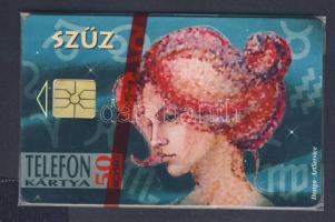 1995 Horoszkóp: Szűz 50 egységes használatalan telefonkártya