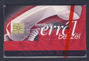 1997 Telefonkártya 50 egységes használatalan telefonkártya