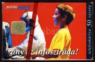 1997 Internet 50 egységes használatalan telefonkártya