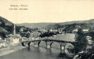 Konjic, Alte Stadt / old town, bridge, mosque. W. L. Bp. 4764. (EK)