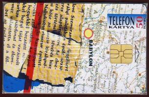 1995 aAz ókori világ 7 csodája Szemiramisz függőkertje 50egységes használatalan telefonkártya