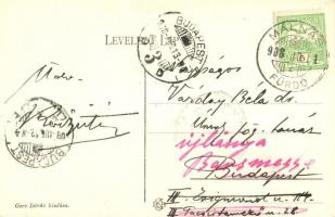 1908 Málnásfürdő, Malnas-Bai; Herkules-fürdő, Gere István kiadása / spa