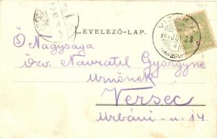 1904 Vízakna, Salzburg, Ocna Sibiului; Bressler-szálloda. Fischer E. fényképe / hotel (EK)