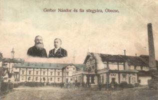 Óbecse, Stari Becej; Gerber Nándor és fia sörgyára / brewery (r)