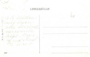 Szabadka, Subotica; Szent István tér, piac, üzletek. W. L. Bp. / square, market, shops (EK)