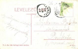 Magyarkanizsa, Stara Kanjiza; Hajnald féle Leánynevelő Intézet, gyerekek. W. L. Bp. 2162. Szilágyi A...