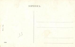 Zsupanya, Zupanja; Tvornica Tanina / Tannin (csersav) gyár. W. L. Bp. 6594. / tannin factory (kis sz...