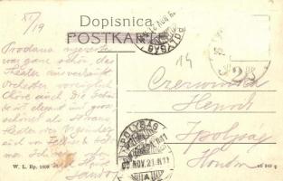 Zágráb, Agram, Zagreb; Marija Valerija ulica / Marie Valerie-Strasse / Mária Valéria utca, lóvasút, ...