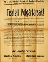 1914 Hadbavonultaknak adakozásra felszólító adománygyűjtő plakát