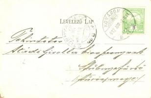 1912 Komárom, Komárnó; Vidéki takarékpénztár palota / savings bank palace (EK)