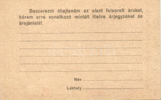 Pozsony, Pressburg, Bratislava; Tausky J. fiai nagykereskedő cége és női ruha divatáru és fehérnemű ...