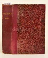 1934-35 A Vasi Szemle c. folyóirat induló évfolyama bekötve. Benne számos érdekes tanulmány: Jáki gerencsérek, Burgenland magyar névéről, stb.