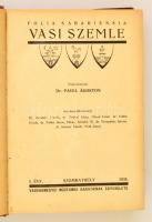 1934-35 A Vasi Szemle c. folyóirat induló évfolyama bekötve. Benne számos érdekes tanulmány: Jáki ge...