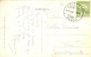 Kőrös, Krizevac, Krizevci; Zrinski trg, setaliste, Ljekarna / Zrínyi tér, sétány, Gyógyszertár, üzle...