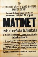1914 Anyavédő ,atiné a Corso moziban hirdetmény 65x90cm