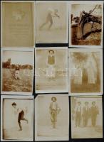 1905-1914 Negyed, Farkasd (Felvidék), 55 db korabeli fotó, változatos anyag, érdekes képekkel, utcak...