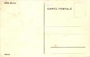 Buziásfürdő, Baile Buzias; Phönix víz reklámlap a kaszinóval. Humoros litho művészlap / Hungarian mi...