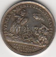 England, Medaille, 1702, Anne, Silber, 14,56 gr, R! Erh.:vz/kiváló