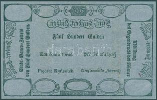 1806. Wiener Stadt Banco Zettel 500G/10G Formulare T:I