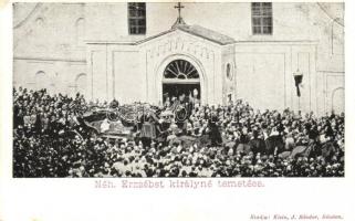 Néhai Erzsébet királyné temetése. Kiadja Klein J. Sándor / The funeral ceremony of Empress Elisabeth of Austria (Sisi)