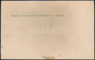 1921 A soproni népszavazás előtti helyzet képei. Tüntető felvonulás az elszakítás ellen. Kazinczi Ru...