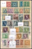 Magyar Törvényszéki-, stb. illetékbélyeg tétel, két közepes berakólapon (9.420)