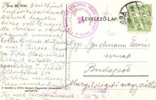 WWI Red Cross nurse charity art postcard. s: K. Klári