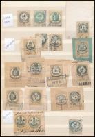 Magyar okmánybélyeg érdekességek kétoldalas berakólapon