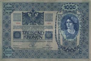 1902. 1000K 2klf (normál rózsaszínű) papíron T:II