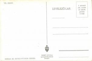 VII. Július. Este van már késő este, pásztor-tüzek égnek messze... Árpád-Nyomda kiadása / Hungarian ...