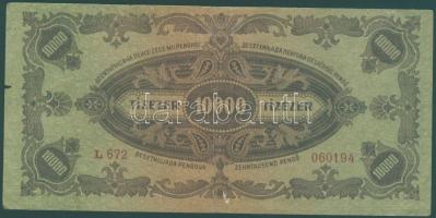 1945. 1000P normál bélyeggel T:II/III+ + 1000P lemezhibás bélyeggel T:II/III+ + 10000P normál bélyeg...