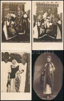 cca 1910-1930 Erdélyi népviseleteket ábrázoló fotók és fotólapok / Transylvanian folkwear