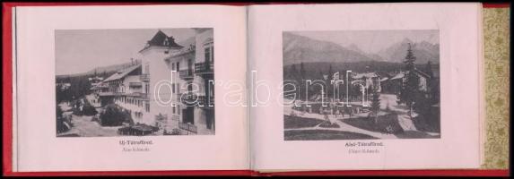 cca 1900 A Központi Kárpátok / Die Central-Karpathen. Eperjes, Divald K. és fia, leporelló album 18 ...