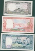 Laosz 1974-75. 100K, 500K, 5000K T:I