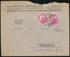 1929 a Budapesti Torna Club vezetőségének részvétnyilvánító levele iszeni Iszer Károly (1861-1929) ú...