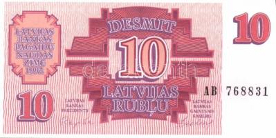 Lettország 1992. 1R, 2R, 10R T:I