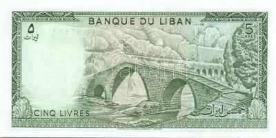 Libanon 1980-88. 1L, 5L, 10L, 25L, 50L, 100L, 250L teljes sor! T:I