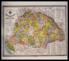 3 db reprint térkép Nagy-Magyarországról, 34x42 cm