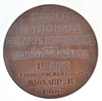 Franciaország 1906. "École Nationale des Arts Decoratifs - Concovrs Annvel - 1r Prix Dessin-Orn...